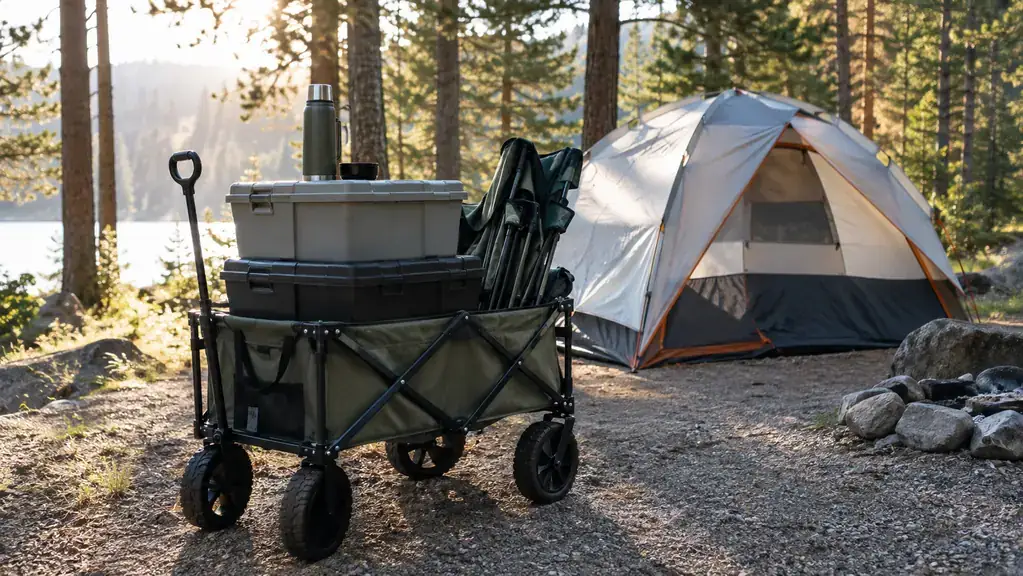 How to Haul Gear to Camp With a Folding Wagon